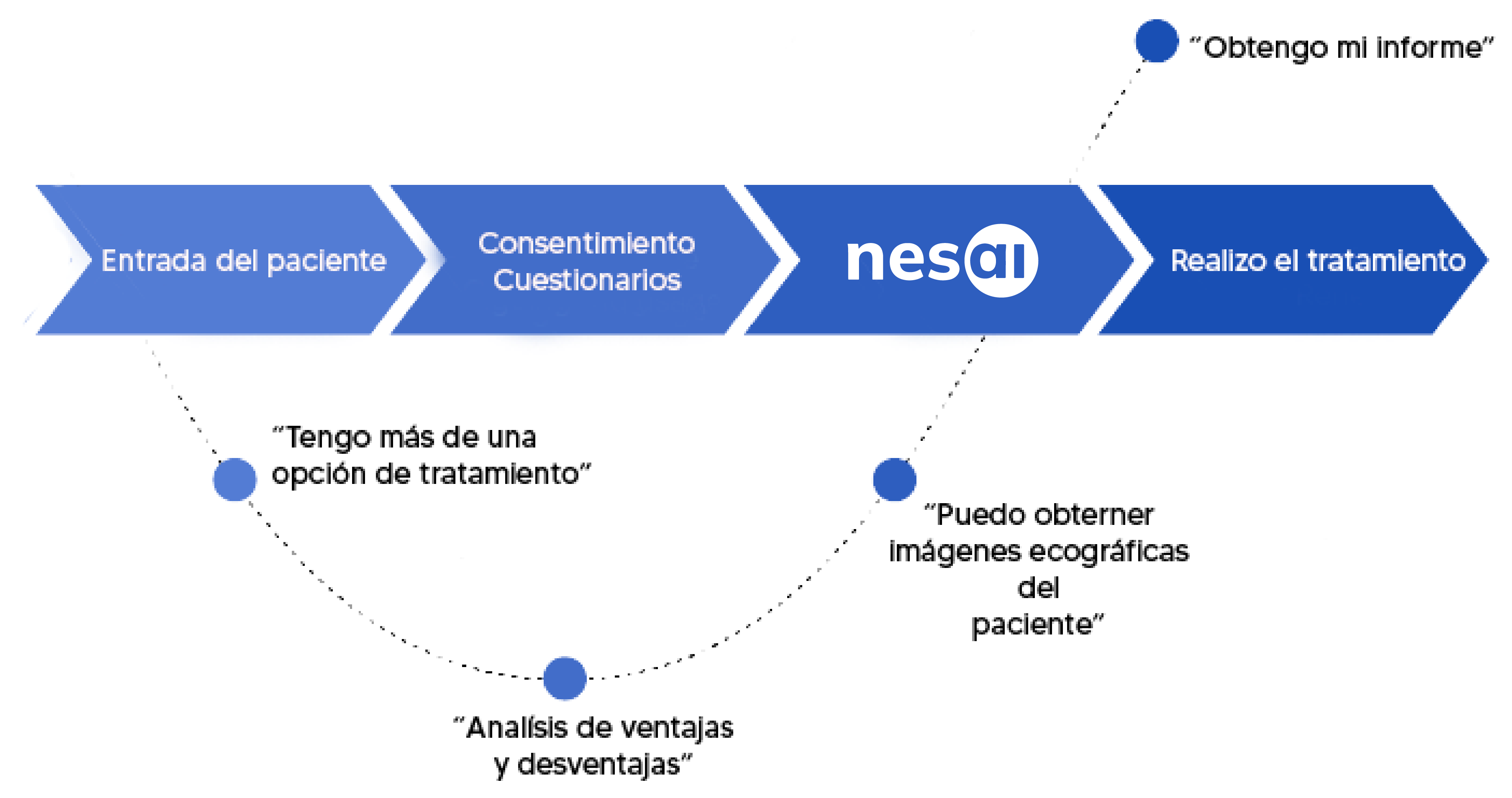 Diagram showing when to use Nesai platform